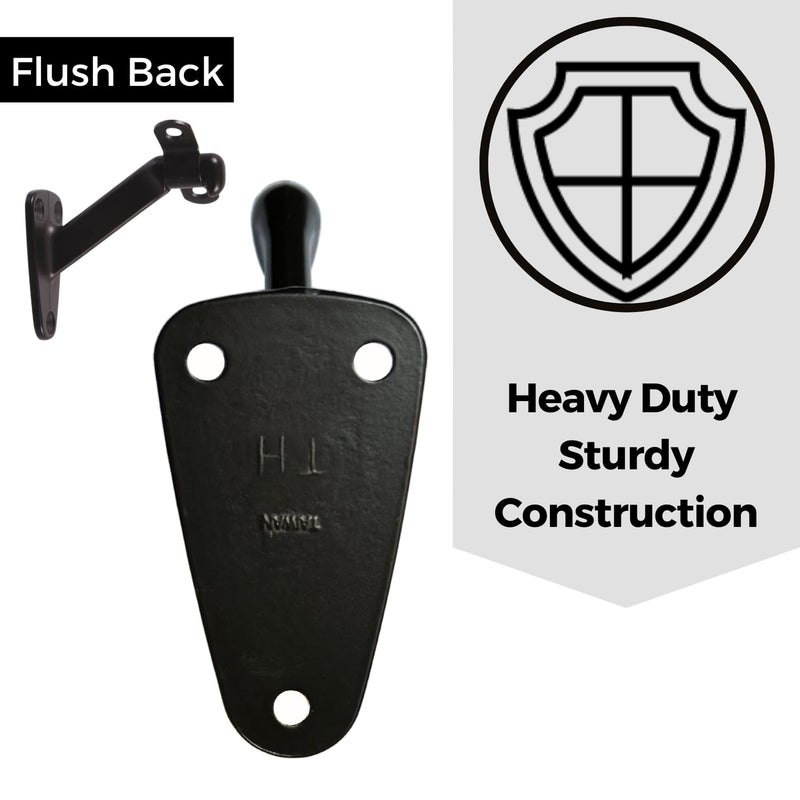 HOWTOOL Heavy Duty Handrail Bracket Oil Rubbed Bronze Black, 3 Pack | HOWTOOL - Image 2